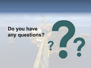 Rig Industrial Working PowerPoint Template