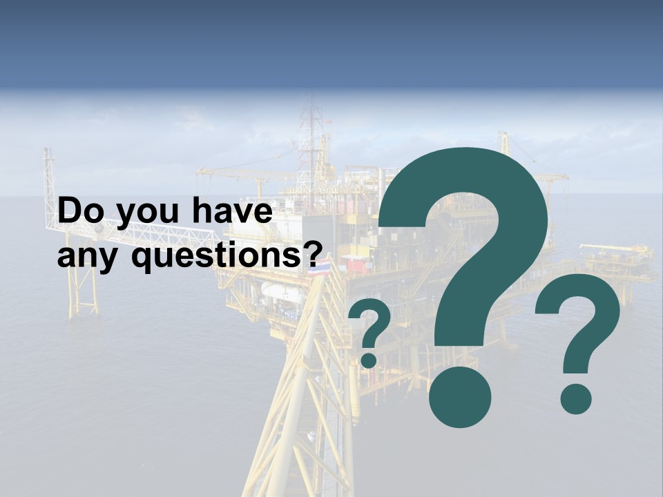 Rig Industrial Working PowerPoint Template