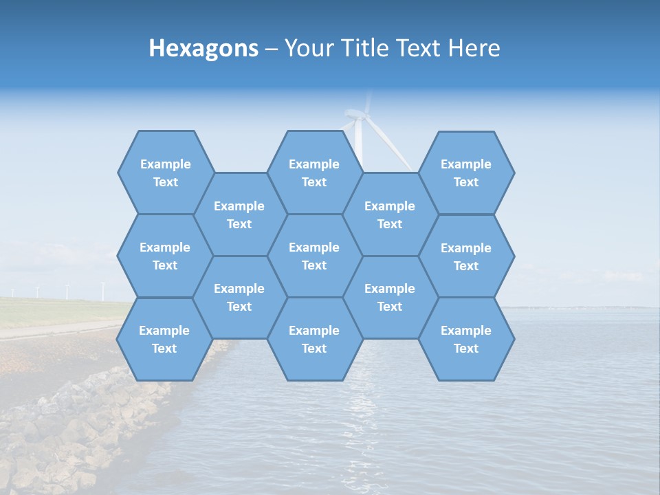 Water Silhouette Industrial PowerPoint Template