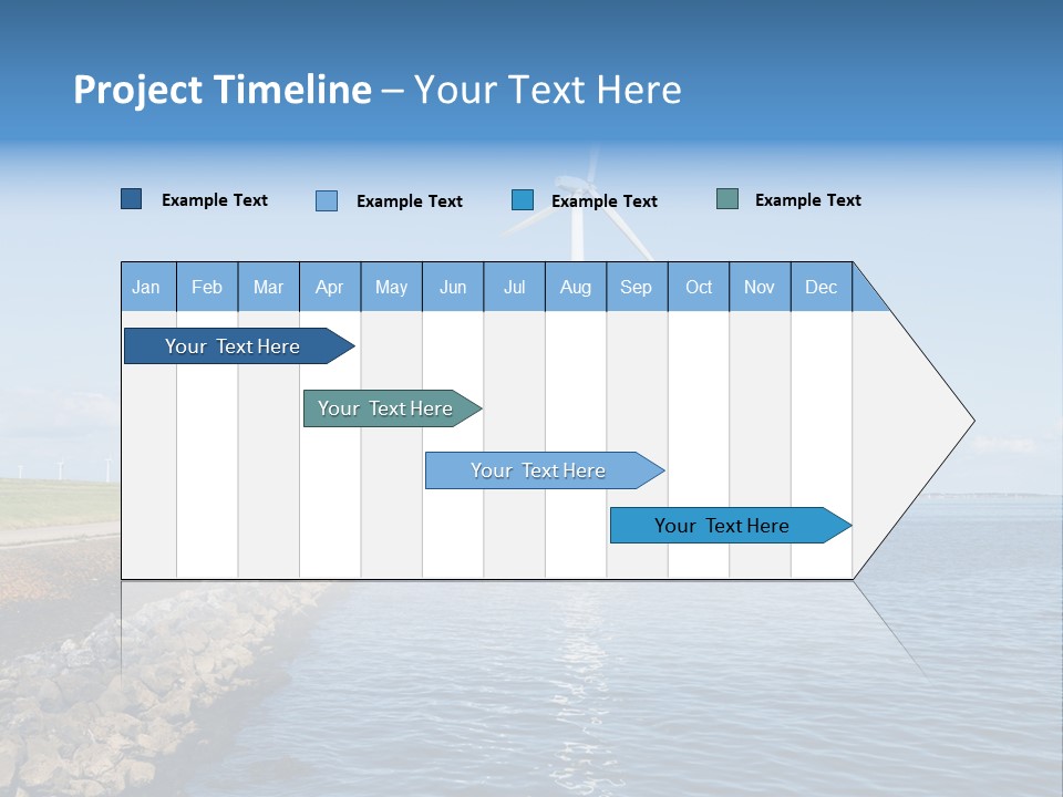 Water Silhouette Industrial PowerPoint Template