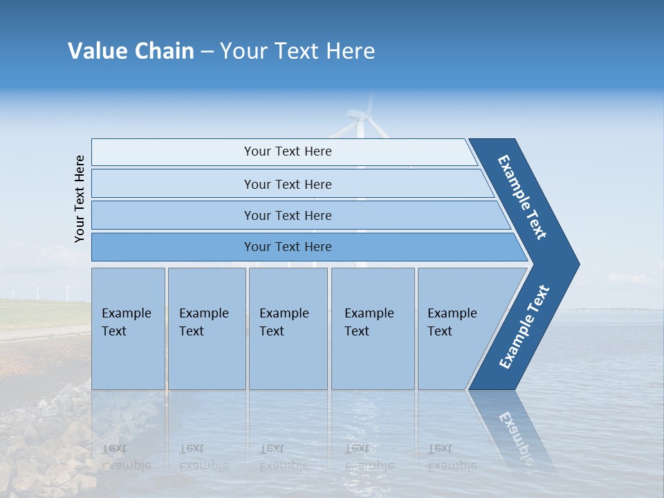 Water Silhouette Industrial PowerPoint Template