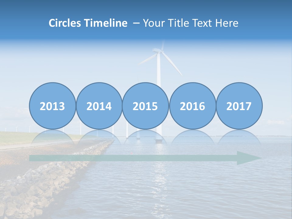 Water Silhouette Industrial PowerPoint Template