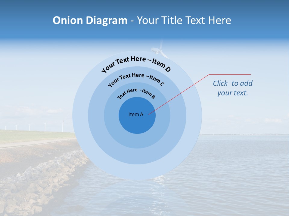 Water Silhouette Industrial PowerPoint Template
