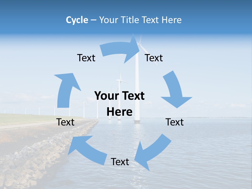 Water Silhouette Industrial PowerPoint Template