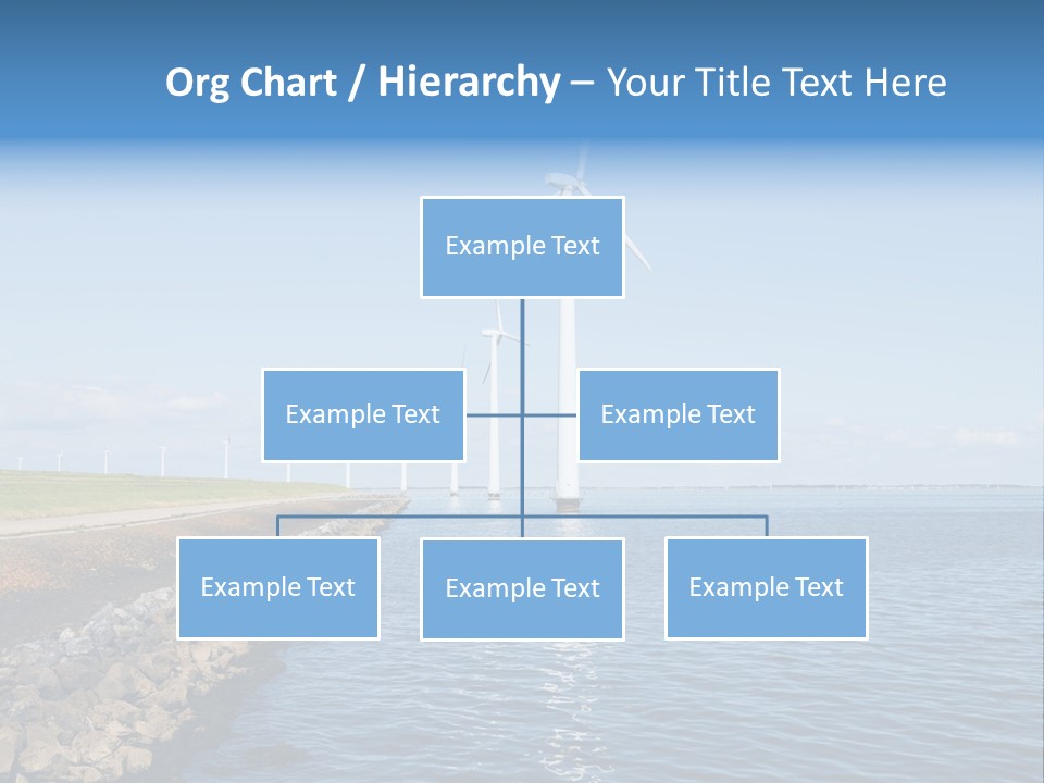 Water Silhouette Industrial PowerPoint Template