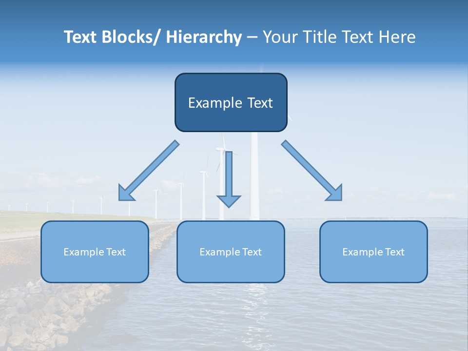 Water Silhouette Industrial PowerPoint Template