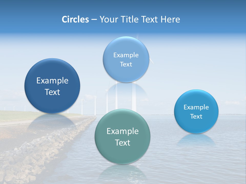 Water Silhouette Industrial PowerPoint Template