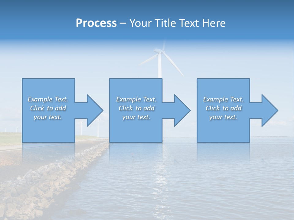 Water Silhouette Industrial PowerPoint Template