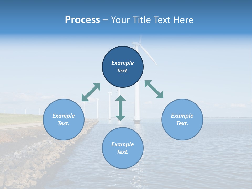 Water Silhouette Industrial PowerPoint Template