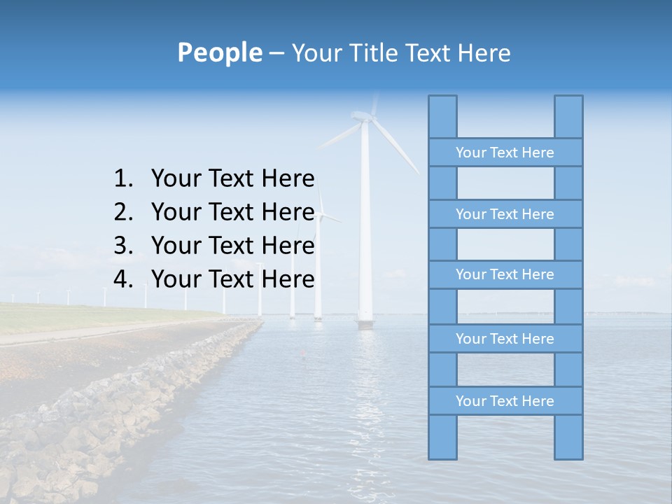 Water Silhouette Industrial PowerPoint Template