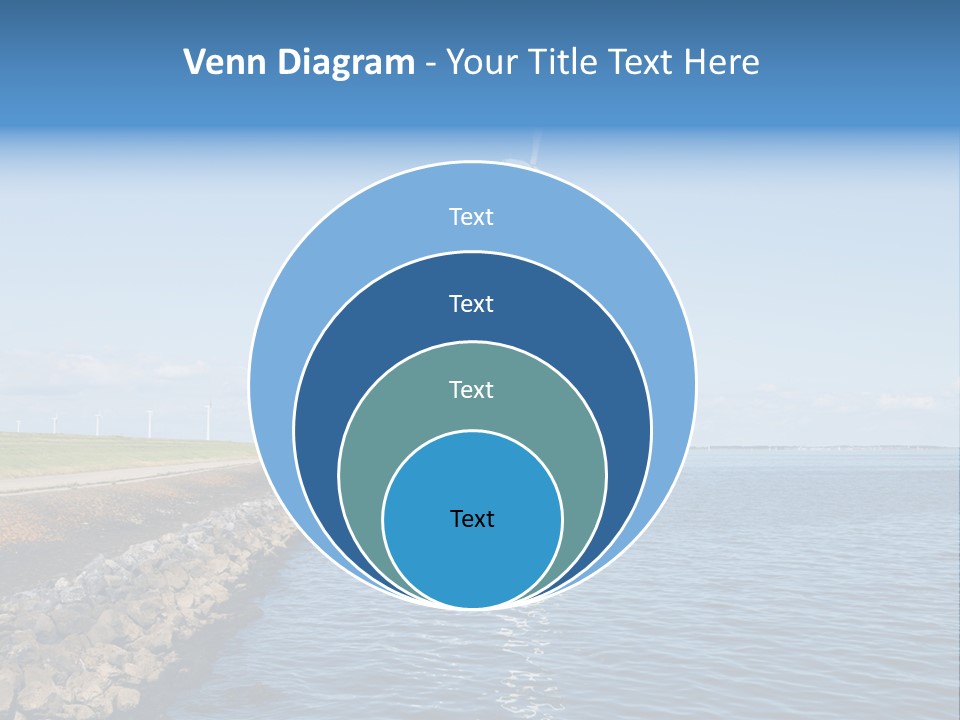 Water Silhouette Industrial PowerPoint Template