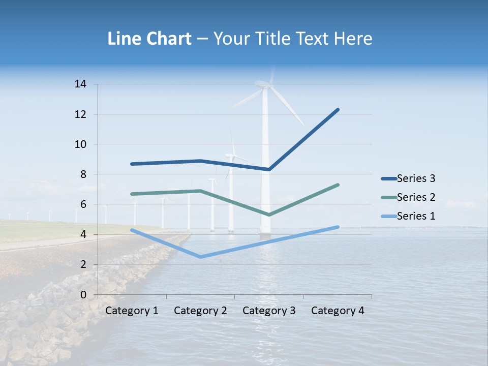 Water Silhouette Industrial PowerPoint Template