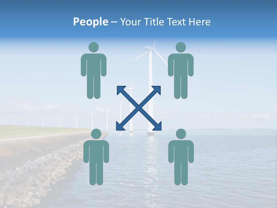 Water Silhouette Industrial PowerPoint Template