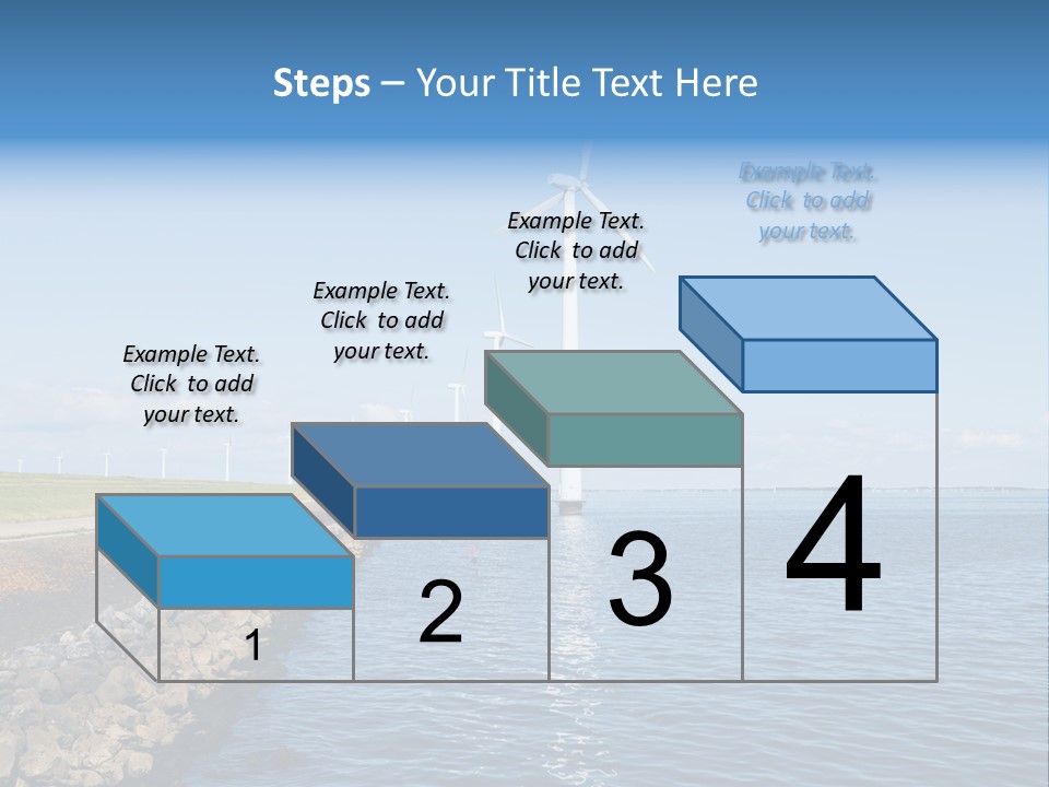 Water Silhouette Industrial PowerPoint Template