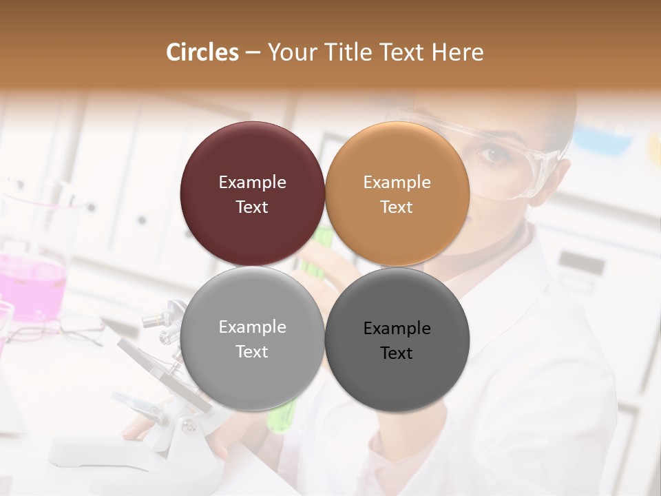 University Close Up Medicine PowerPoint Template