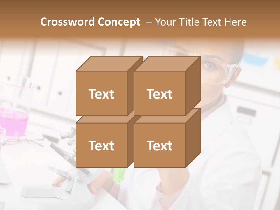 University Close Up Medicine PowerPoint Template