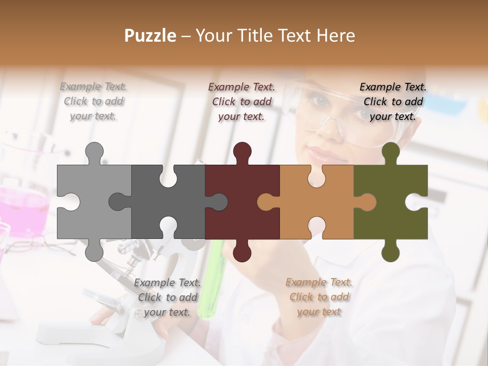 University Close Up Medicine PowerPoint Template