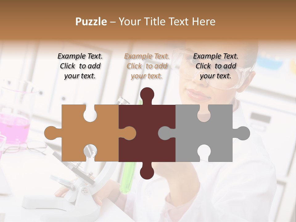 University Close Up Medicine PowerPoint Template