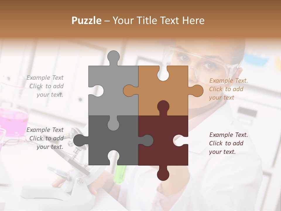 University Close Up Medicine PowerPoint Template