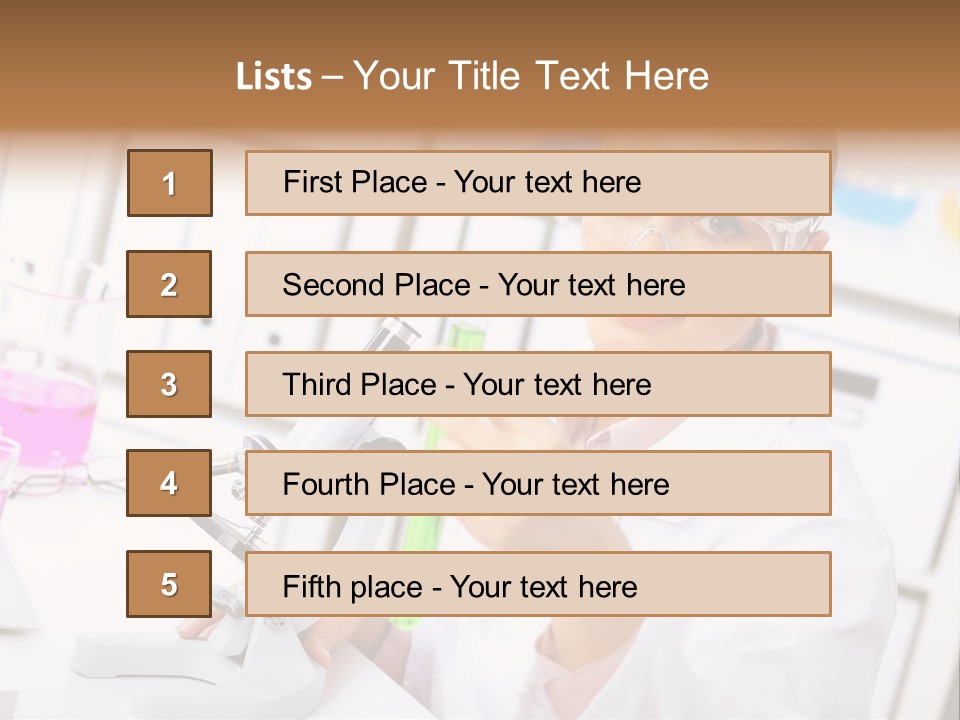 University Close Up Medicine PowerPoint Template