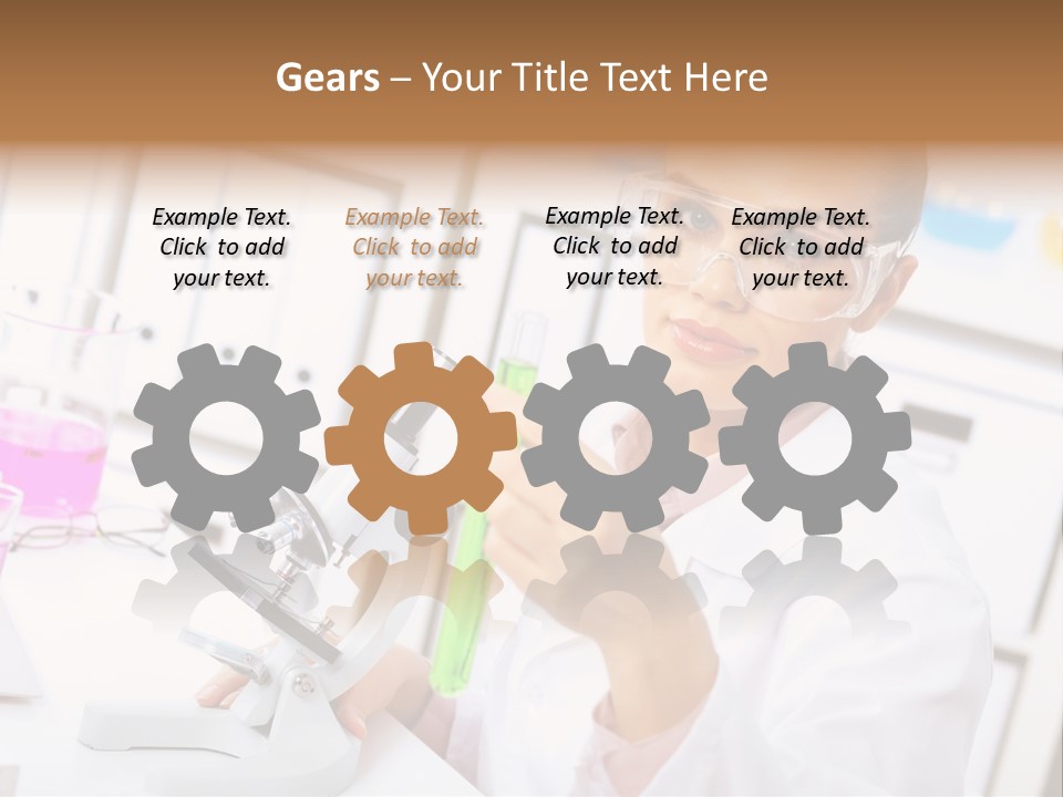 University Close Up Medicine PowerPoint Template