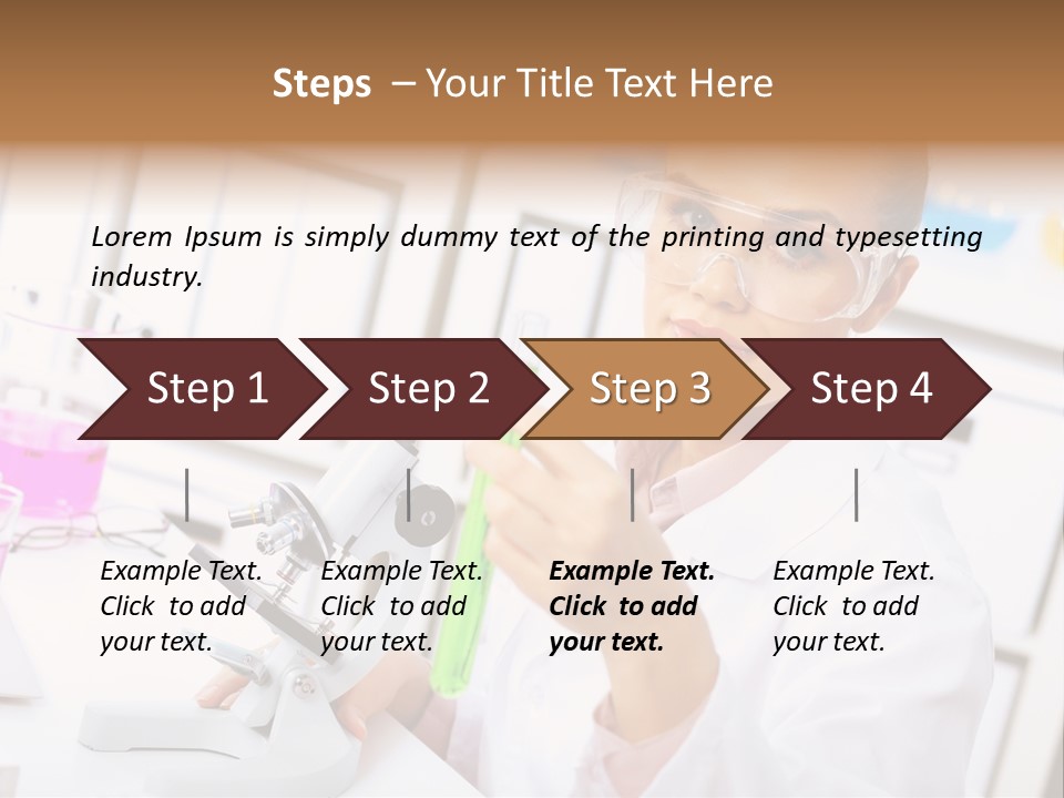 University Close Up Medicine PowerPoint Template