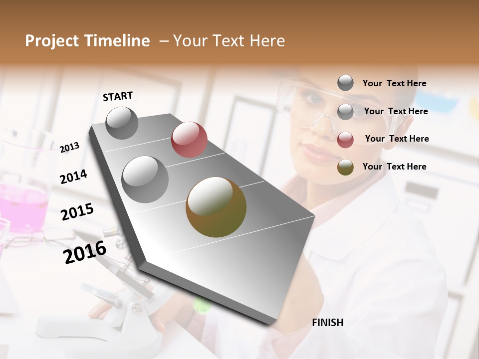 University Close Up Medicine PowerPoint Template