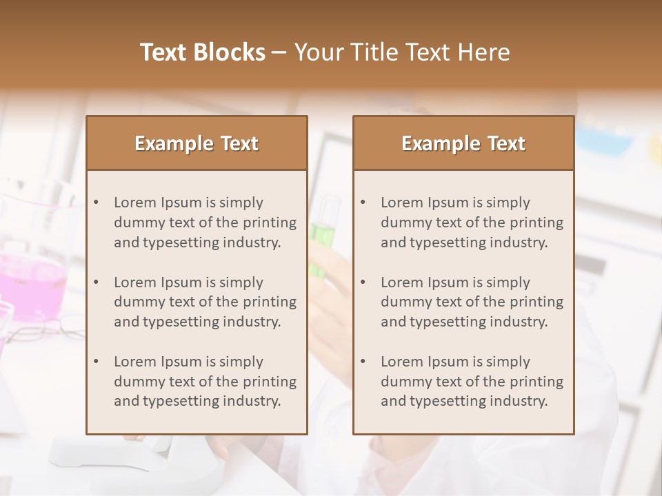 University Close Up Medicine PowerPoint Template