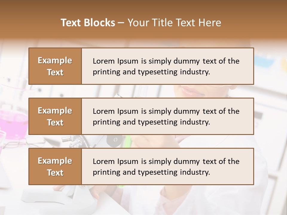 University Close Up Medicine PowerPoint Template