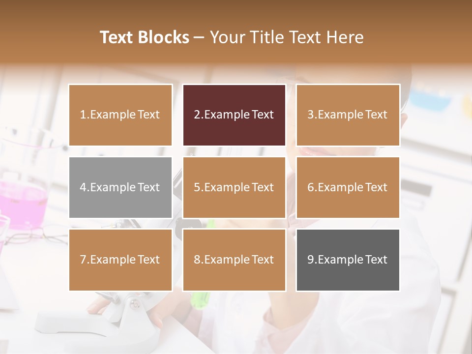 University Close Up Medicine PowerPoint Template