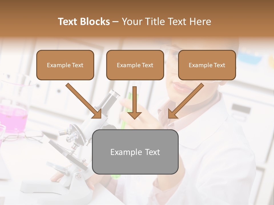 University Close Up Medicine PowerPoint Template