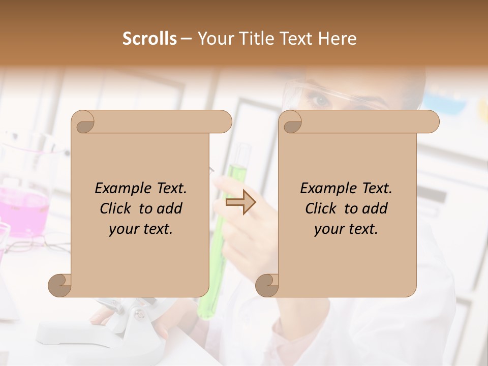 University Close Up Medicine PowerPoint Template