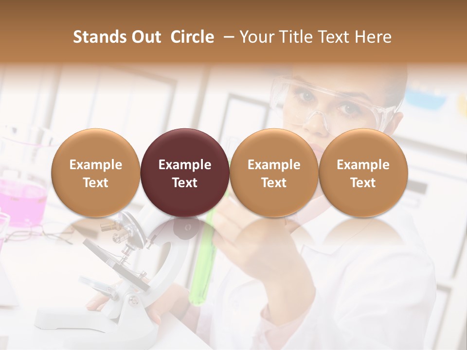 University Close Up Medicine PowerPoint Template