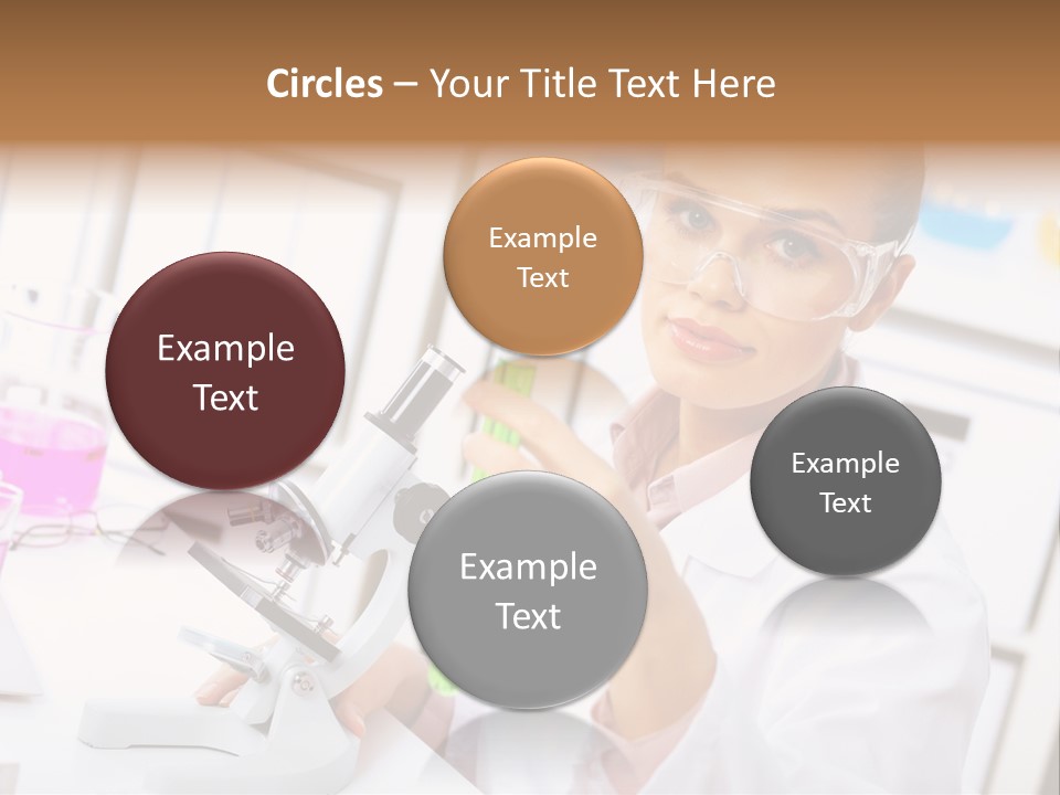 University Close Up Medicine PowerPoint Template