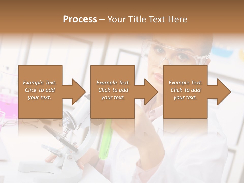 University Close Up Medicine PowerPoint Template