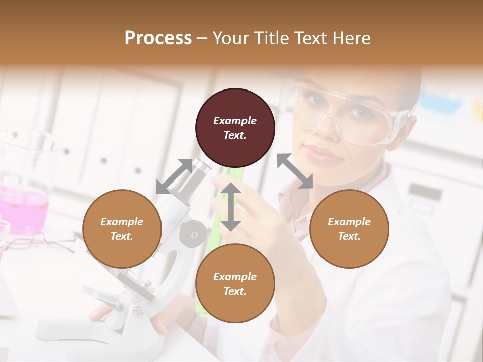 University Close Up Medicine PowerPoint Template