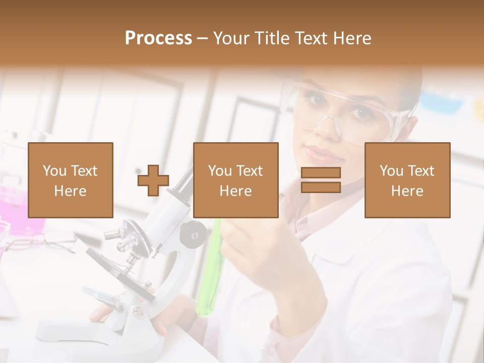 University Close Up Medicine PowerPoint Template