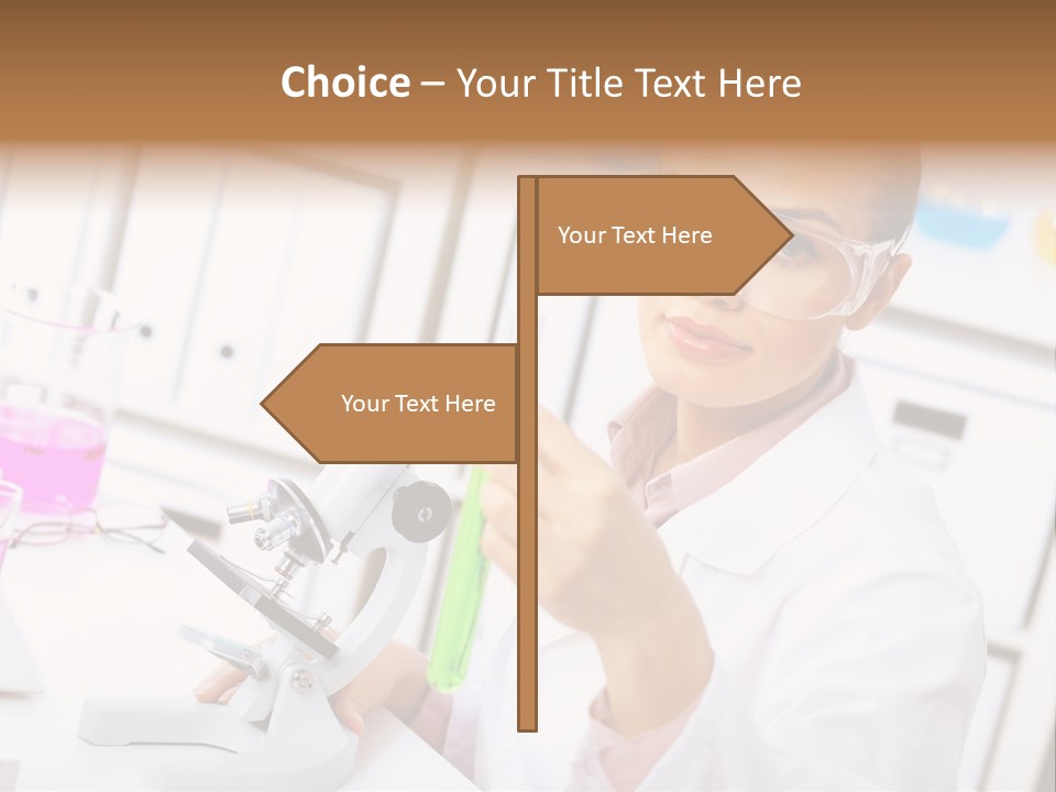 University Close Up Medicine PowerPoint Template