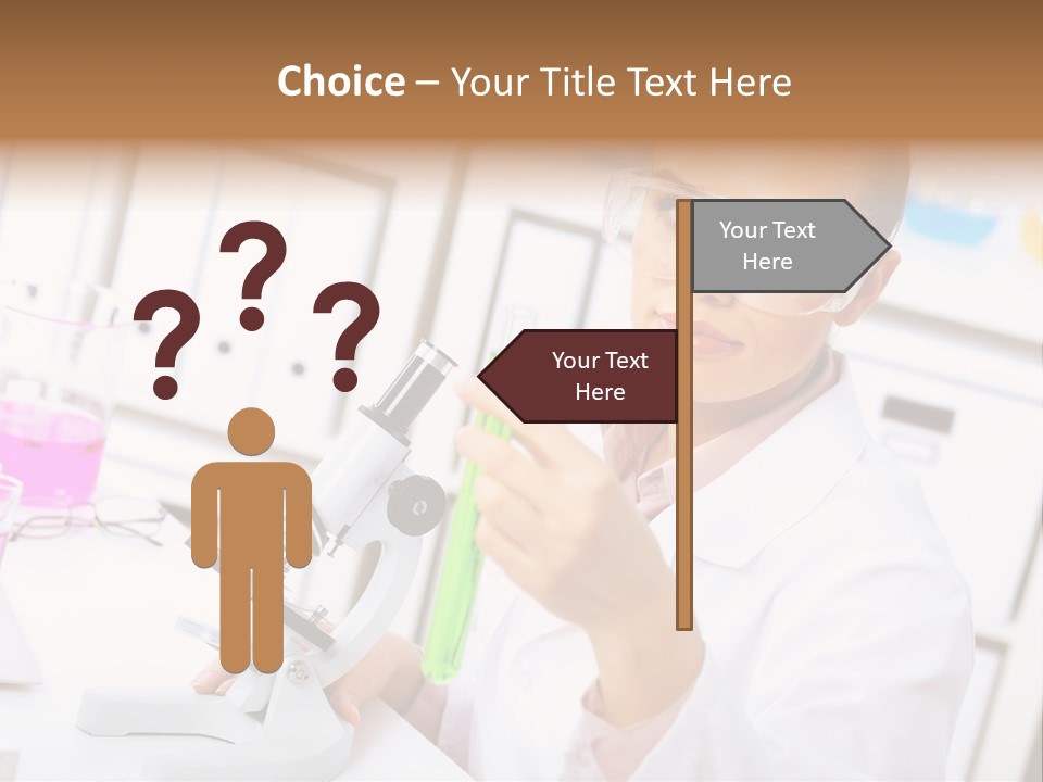 University Close Up Medicine PowerPoint Template