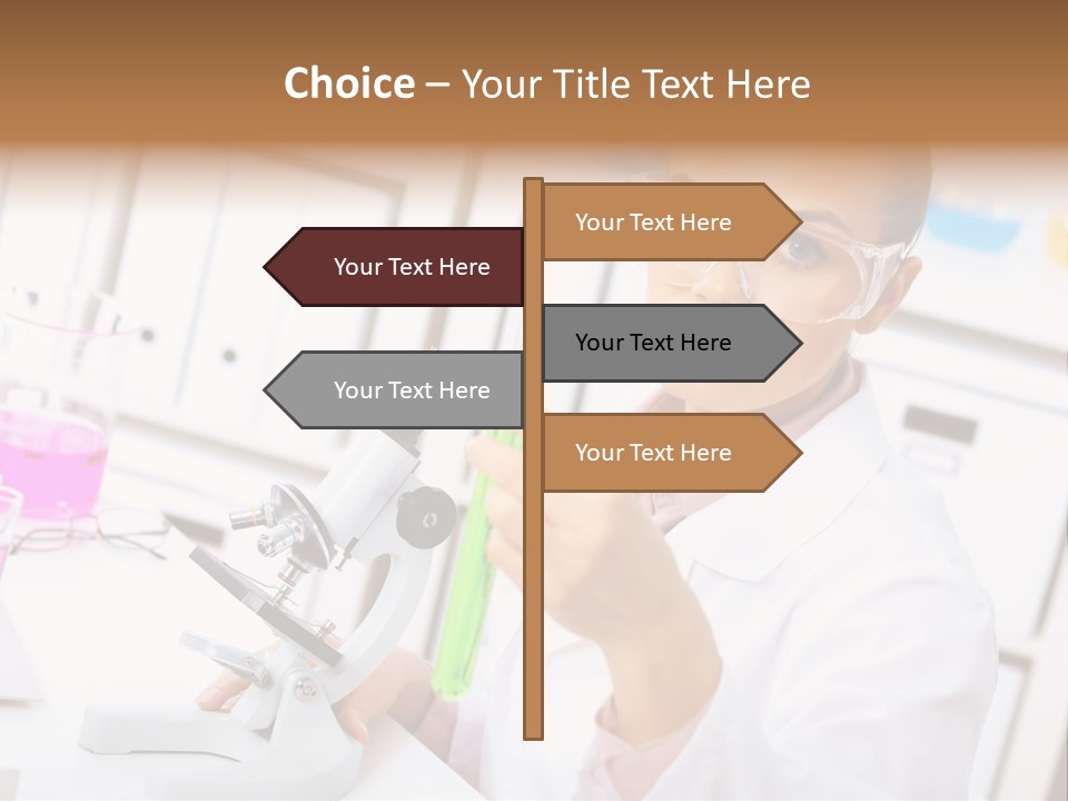 University Close Up Medicine PowerPoint Template