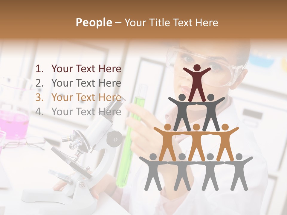 University Close Up Medicine PowerPoint Template