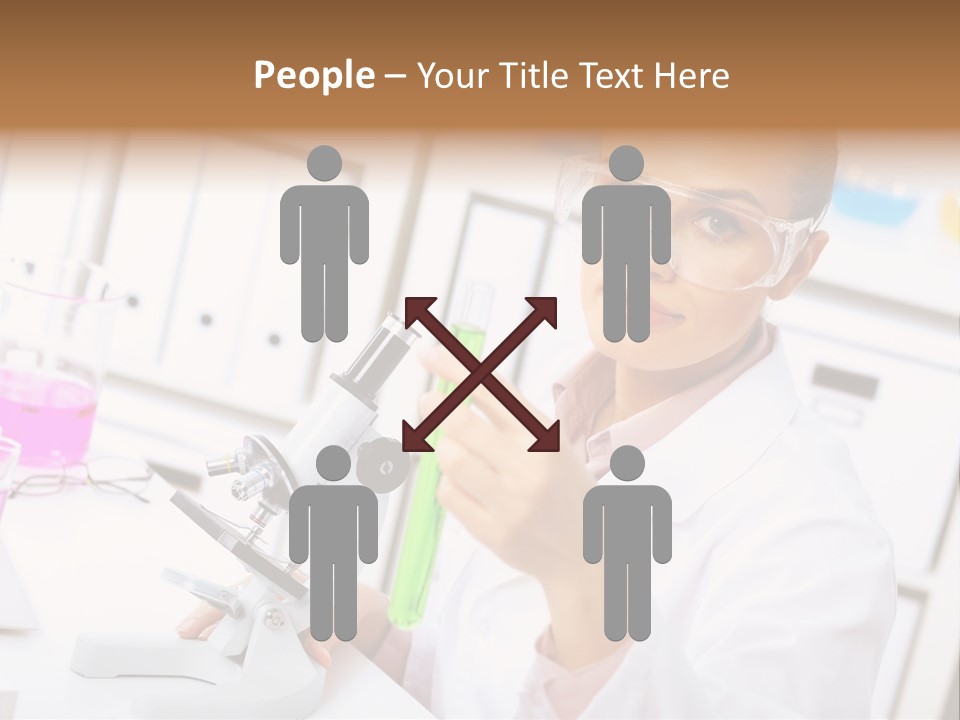 University Close Up Medicine PowerPoint Template