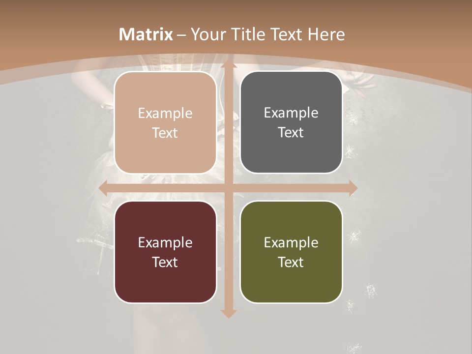 Gothic Glitter Sombre PowerPoint Template