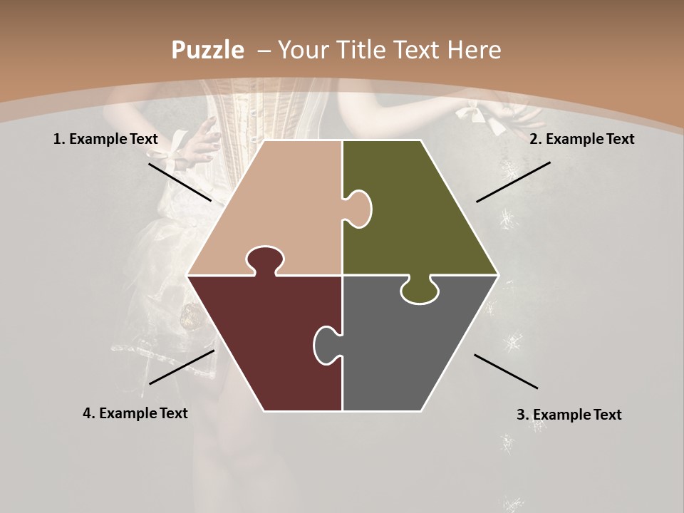 Gothic Glitter Sombre PowerPoint Template