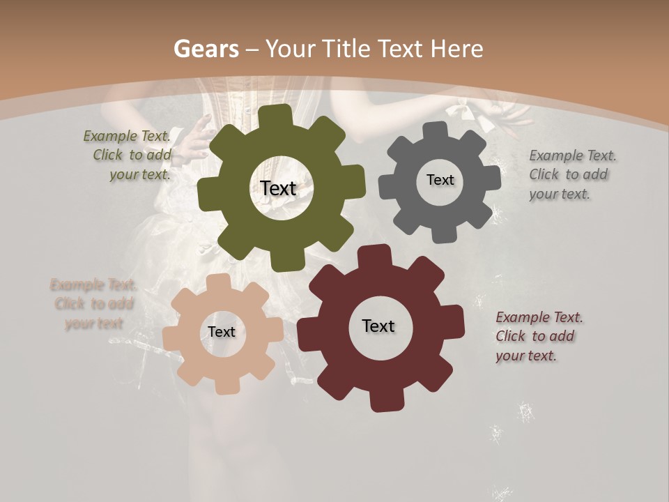 Gothic Glitter Sombre PowerPoint Template