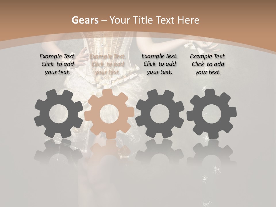 Gothic Glitter Sombre PowerPoint Template