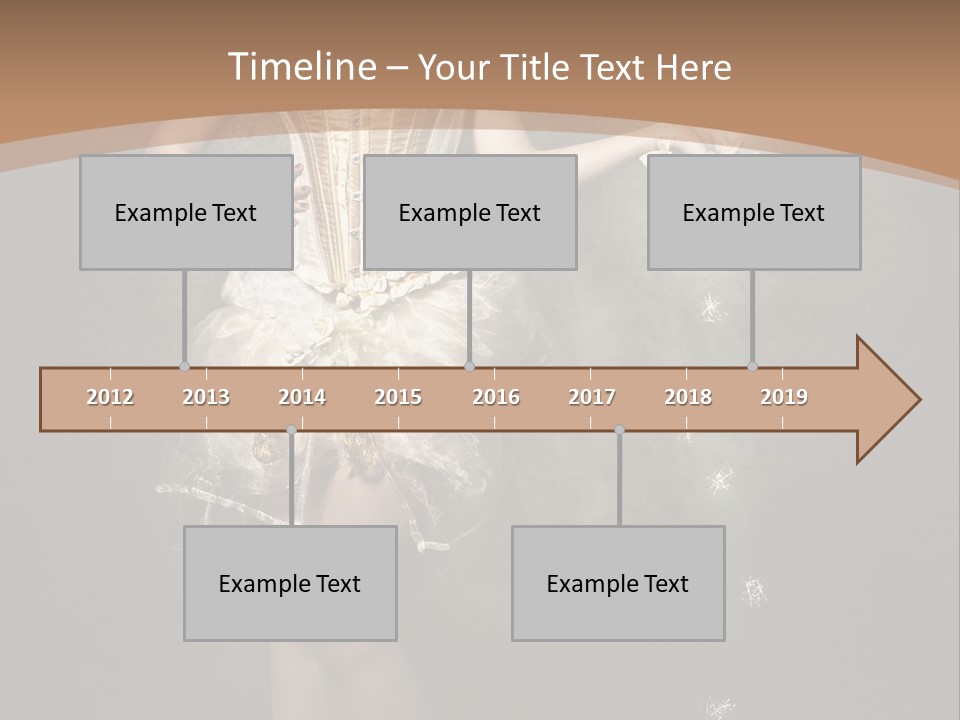 Gothic Glitter Sombre PowerPoint Template