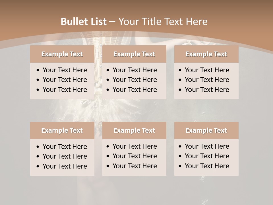 Gothic Glitter Sombre PowerPoint Template