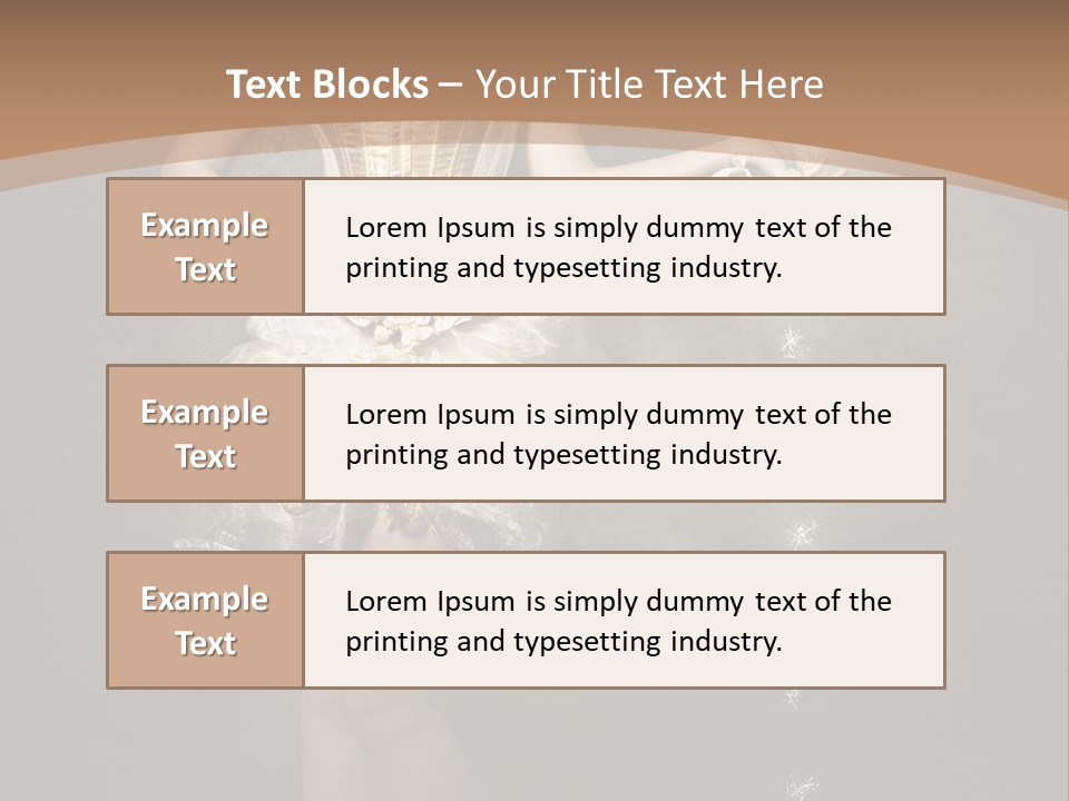Gothic Glitter Sombre PowerPoint Template