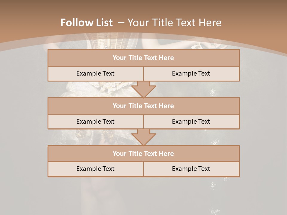 Gothic Glitter Sombre PowerPoint Template